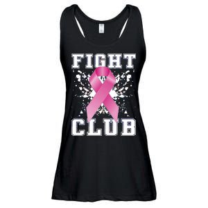 Fight Club Breast Cancer Ladies Essential Flowy Tank