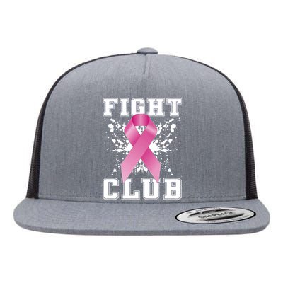 Fight Club Breast Cancer Flat Bill Trucker Hat