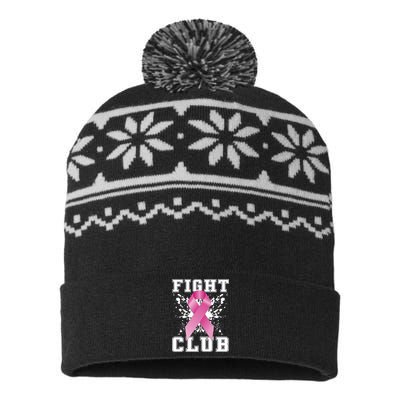 Fight Club Breast Cancer USA-Made Snowflake Beanie