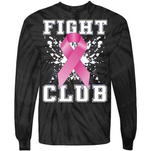 Fight Club Breast Cancer Tie-Dye Long Sleeve Shirt