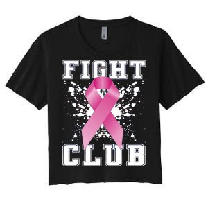 Fight Club Breast Cancer Women's Crop Top Tee