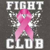 Fight Club Breast Cancer Cotton Canvas Backpack