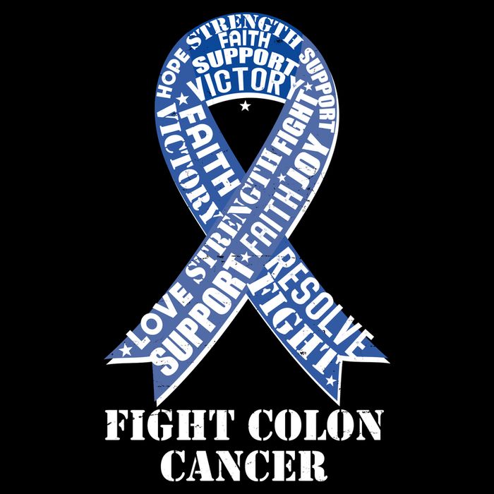 Fight Colon Cancer Resolve Support Faith Blue Ribbon Zip Tote Bag