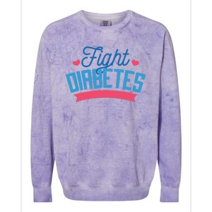 Fight Diabetes Colorblast Crewneck Sweatshirt