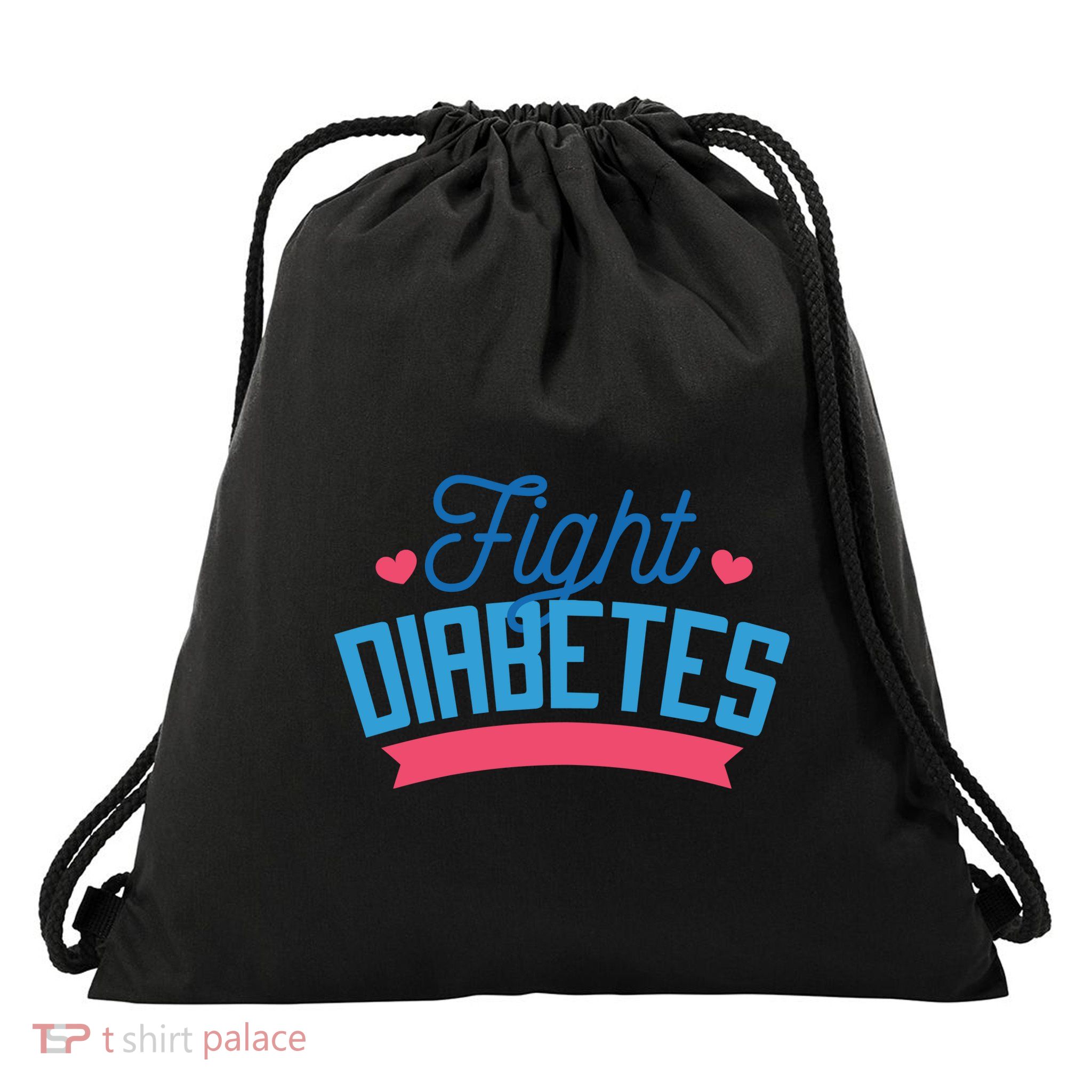 Fight Diabetes Drawstring Bag