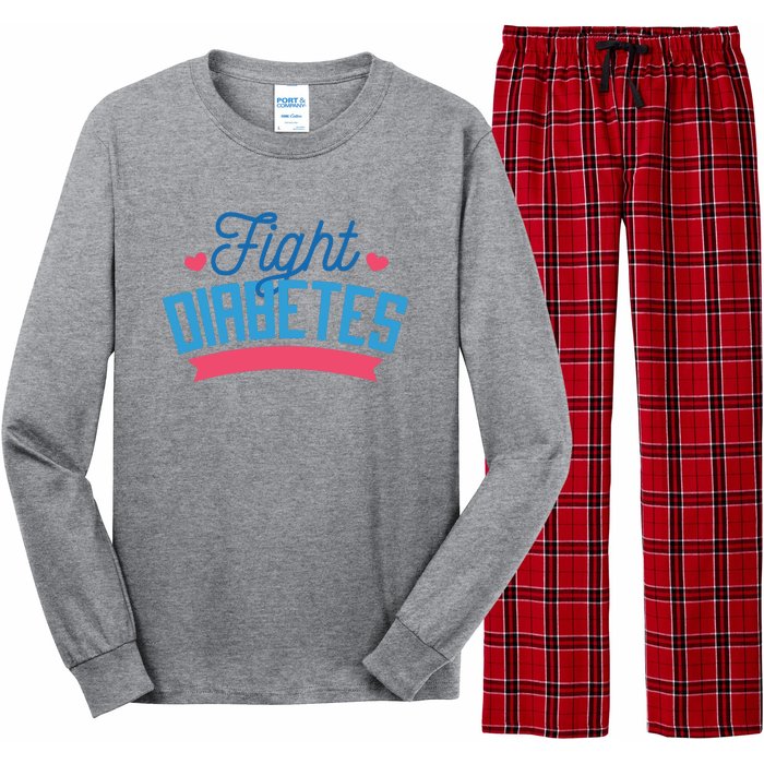 Fight Diabetes Long Sleeve Pajama Set