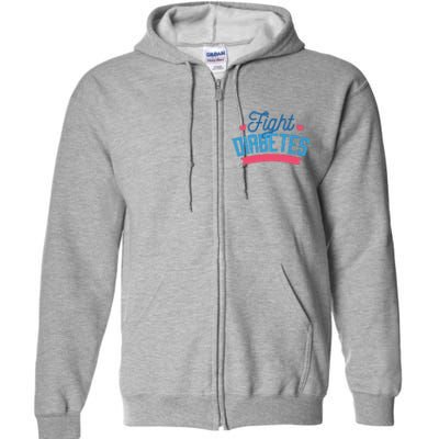 Fight Diabetes Full Zip Hoodie