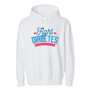 Fight Diabetes Garment-Dyed Fleece Hoodie