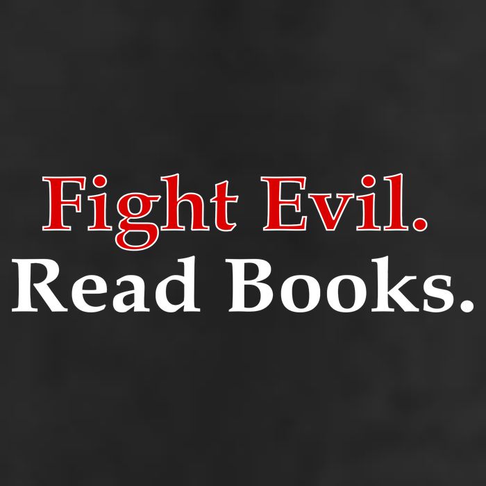 Fight Evil Read Books 7 Panel Mesh Trucker Snapback Hat