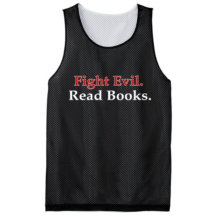 Fight Evil Read Books Mesh Reversible Basketball Jersey Tank