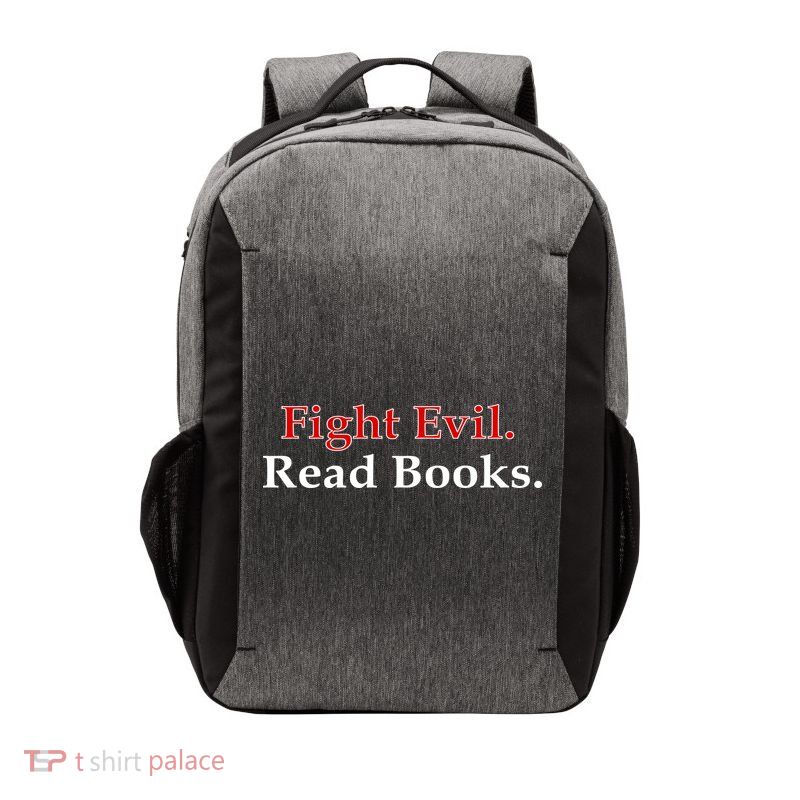 Fight Evil Read Books Vector Backpack