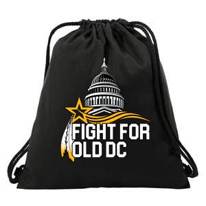 Fight For Old DC Drawstring Bag