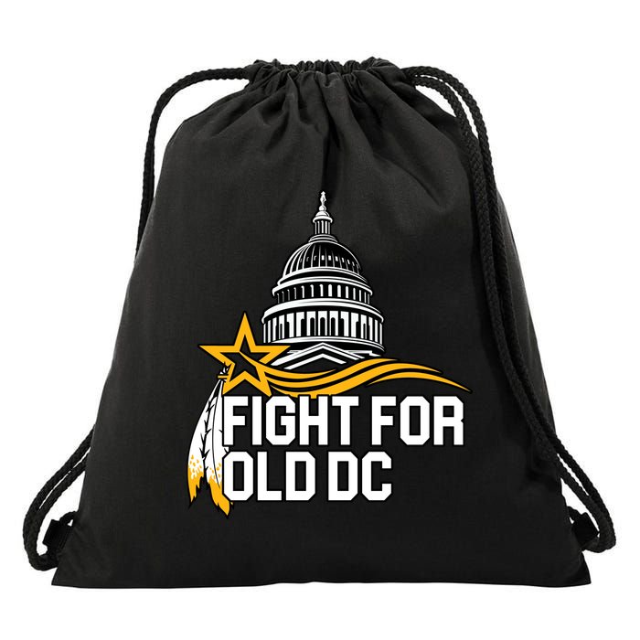 Fight For Old DC Drawstring Bag