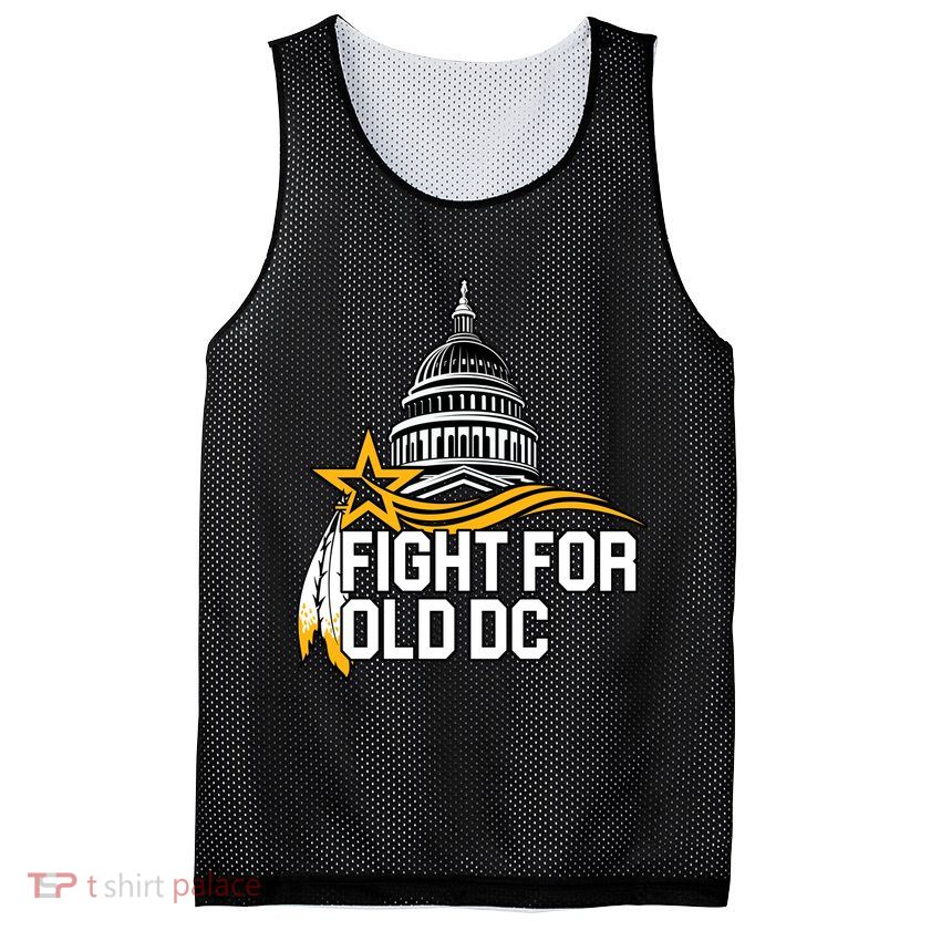 Fight For Old DC Mesh Reversible Basketball Jersey Tank