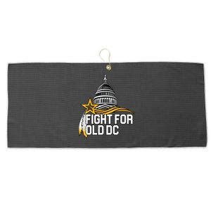 Fight For Old DC Large Microfiber Waffle Golf Towel