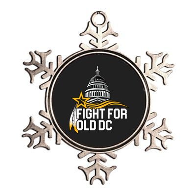 Fight For Old DC Metallic Star Ornament