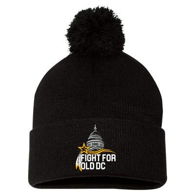 Fight For Old DC Pom Pom 12in Knit Beanie