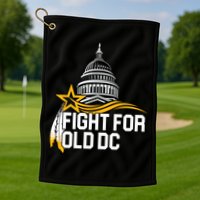 Fight For Old DC Golf Towel