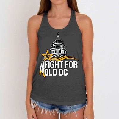 Fight For Old DC Women's Knotted Racerback Tank