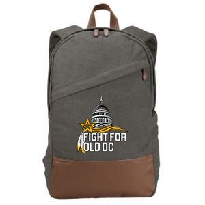 Fight For Old DC Cotton Canvas Backpack