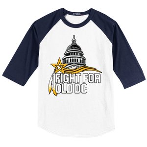 Fight For Old DC Baseball Sleeve Shirt