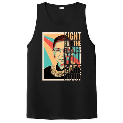 Fight For The Things You Care About Ruth Ginsburg Tribute PosiCharge Competitor Tank