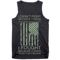 Fight For Your Loved Ones Veteran Tank Top