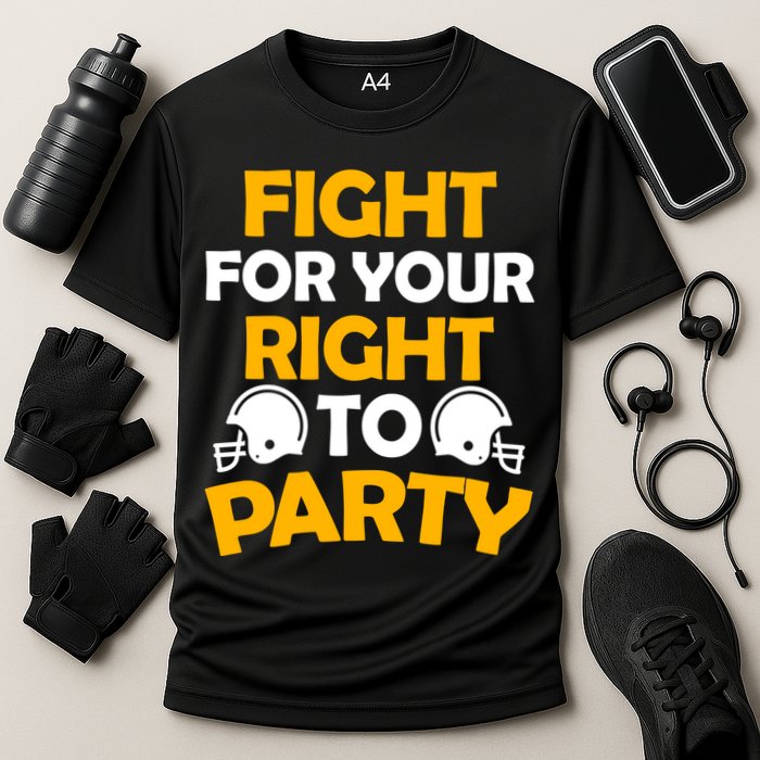 Fight For Your Right To Party KC Football Performance Shirt