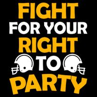 Fight For Your Right To Party KC Football Performance Shirt