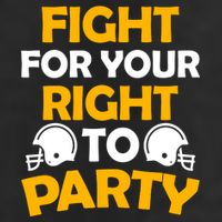 Fight For Your Right To Party KC Football Beanie