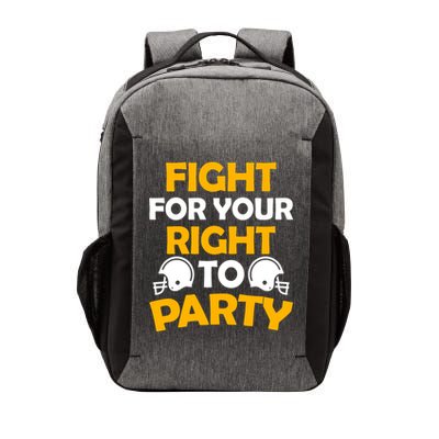 Fight For Your Right To Party KC Football Vector Backpack