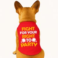 Fight For Your Right To Party KC Football Doggie Tank