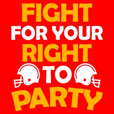 Fight For Your Right To Party KC Football T-Shirt