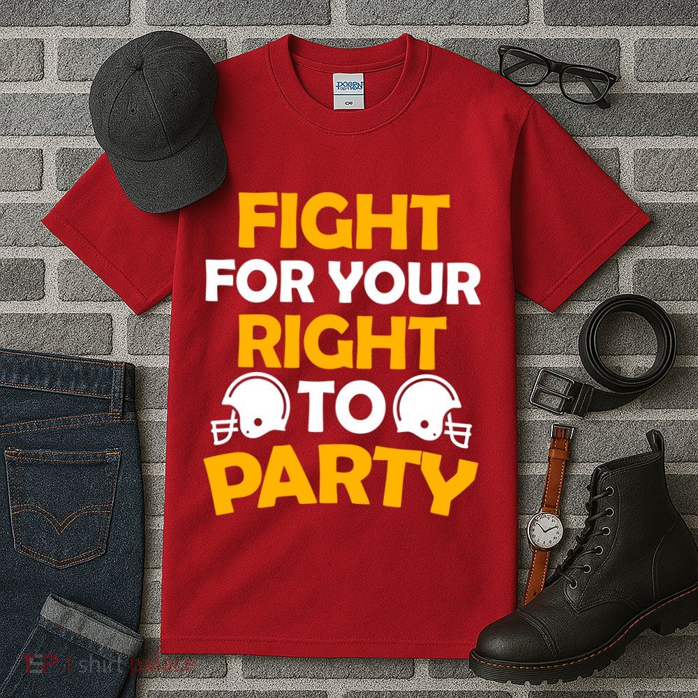 Fight For Your Right To Party KC Football Tall T-Shirt