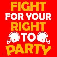 Fight For Your Right To Party KC Football Tall T-Shirt