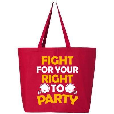 Fight For Your Right To Party KC Football 25L Jumbo Tote