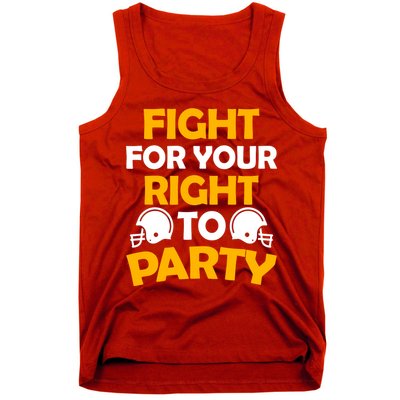 Fight For Your Right To Party KC Football Tank Top