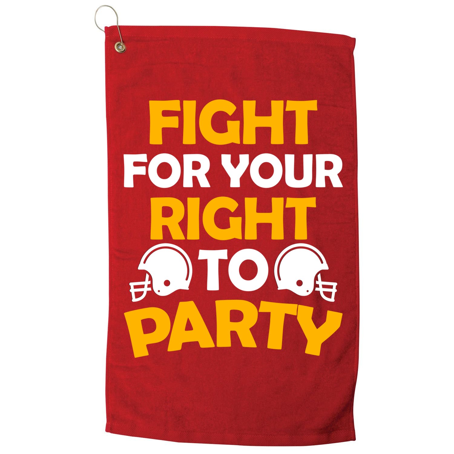 Fight For Your Right To Party KC Football Golf Towel