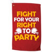 Fight For Your Right To Party KC Football Golf Towel