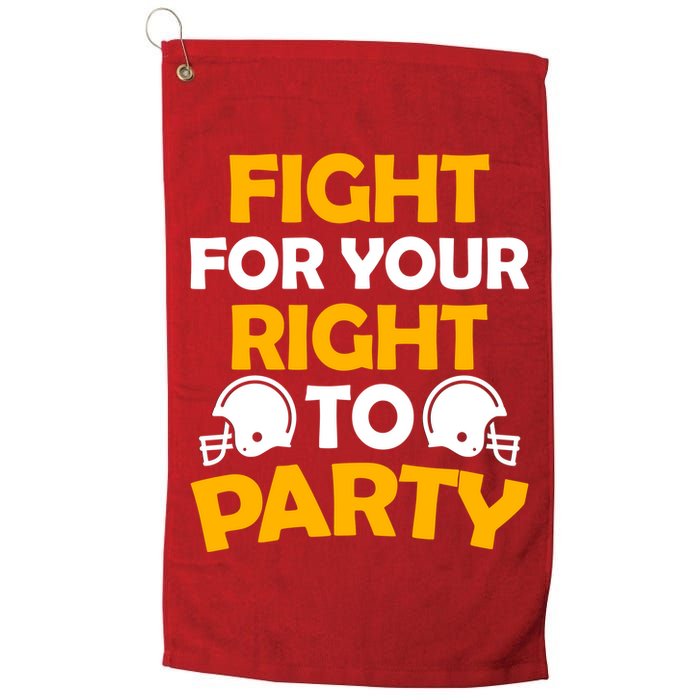 Fight For Your Right To Party KC Football Golf Towel