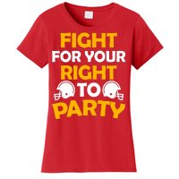 Fight For Your Right To Party KC Football Women's T-Shirt