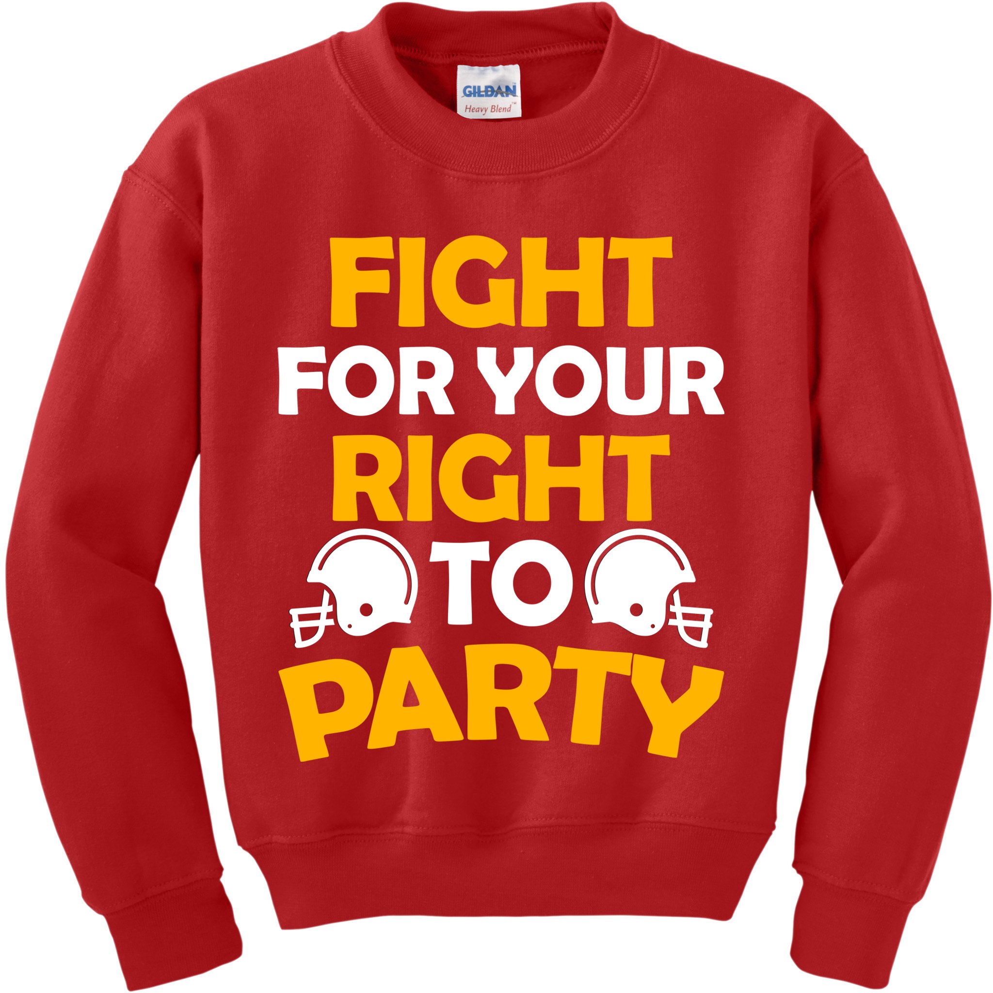 Fight For Your Right To Party KC Football Kids Sweatshirt