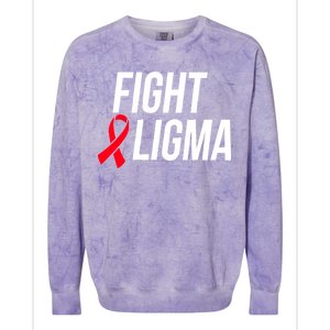 Fight Ligma Funny Meme Colorblast Crewneck Sweatshirt