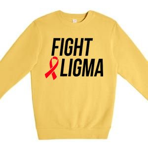 Fight Ligma Funny Meme Premium Crewneck Sweatshirt