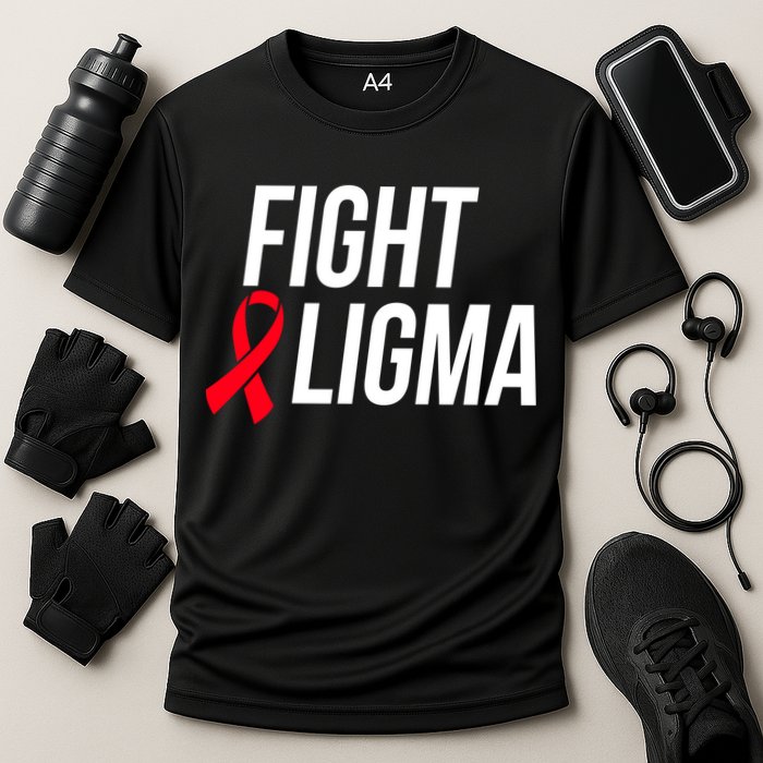 Fight Ligma Funny Meme Cooling Performance Crew T-Shirt