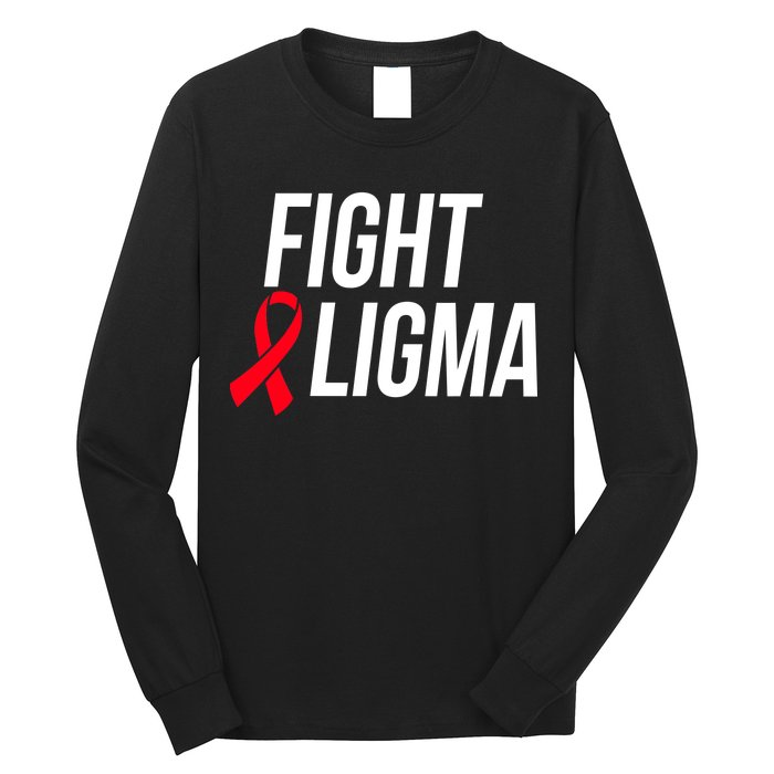 Fight Ligma Funny Meme Long Sleeve Shirt