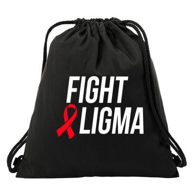 Fight Ligma Funny Meme Drawstring Bag