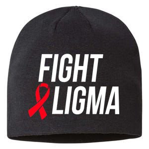 Fight Ligma Funny Meme Sustainable Beanie