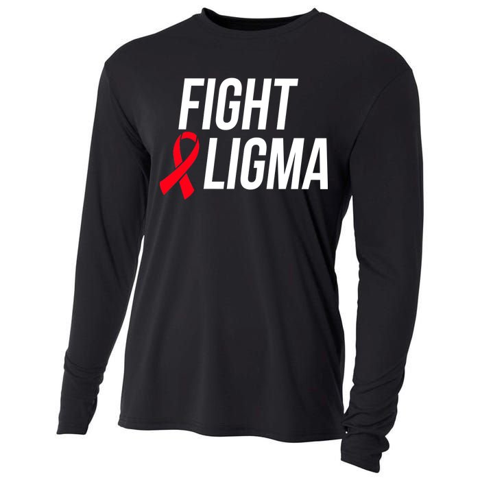 Fight Ligma Funny Meme Cooling Performance Long Sleeve Crew