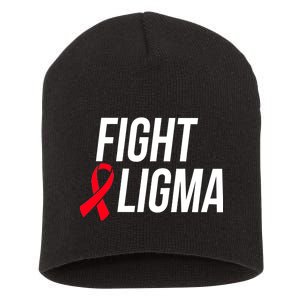 Fight Ligma Funny Meme Short Acrylic Beanie